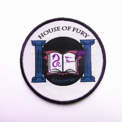 Costom Woven Patches With Merrow Border Iron on