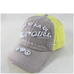 Custom Washed Vintage Look Baseball Cap