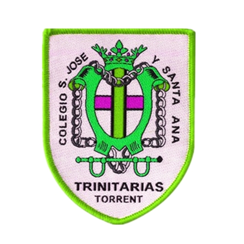 Custom Woven Patches With Merrowed Border Stick on Backing