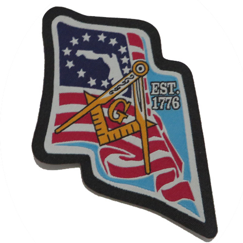Fast turnaround Custom High Quality lowest price dye sublimate woven patch with custom backing laser cut border
