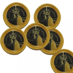 Custom High Quality lowest price printed patch with custom backing