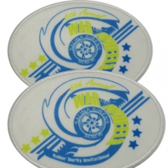 Fast turnaround Custom High Quality lowest price print fabric patch