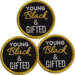 Fast turnaround Custom High Quality lowest price dye sublimate Embroidered patch with custom backing