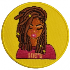 Fast turnaround Custom High Quality lowest price dye sublimate Embroidered patch with custom backing