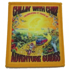 High Quality digital printed patch with Velcro hook & loop backing