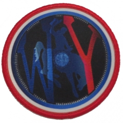 High Quality digital printed patch with paper backing
