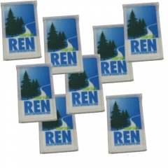 Custom High Quality lowest price printed patch with custom backing