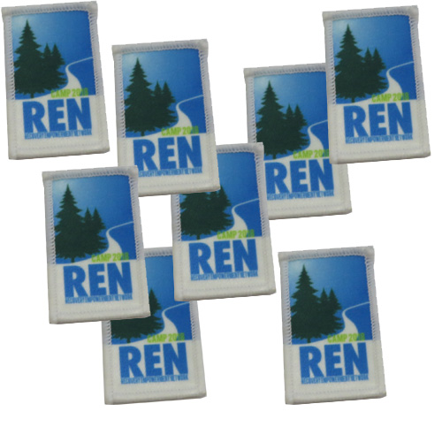 Custom High Quality lowest price printed patch with custom backing